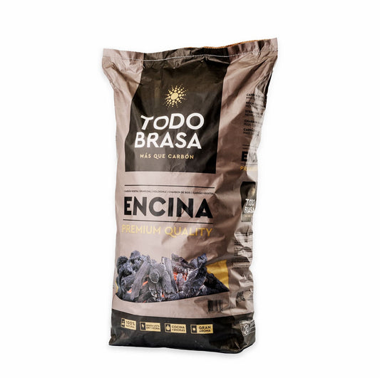 Encina Holzkohle 12kg – Todo Brasa Steineichen-Grillkohle in Premium-Qualität